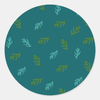 Spruce Twigs - Scent of a forest   Classic Round Sticker