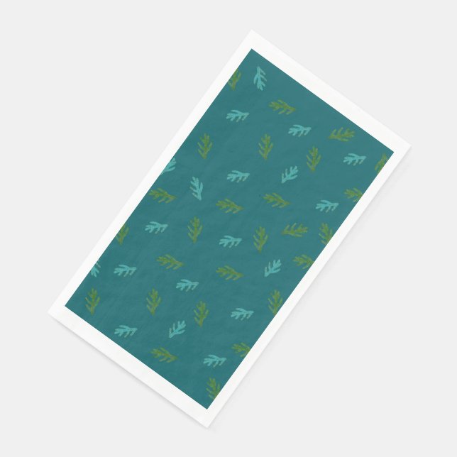 Spruce Twigs - Scent of a Green Forest   Napkin (Corner)