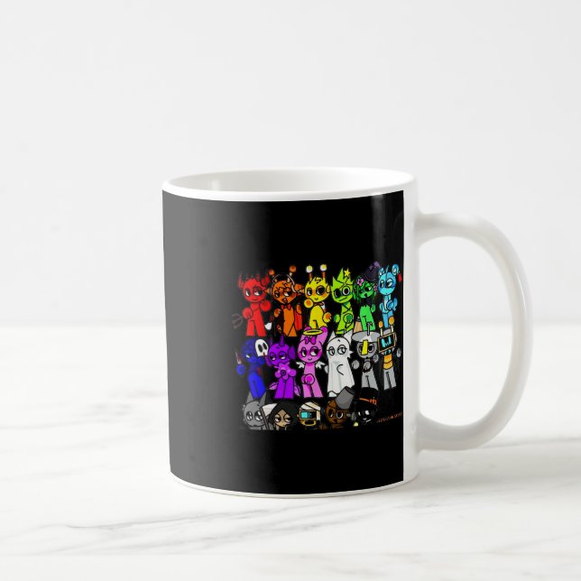 Sprunky Happy Halloween Funbot Jevin Simon Pinki O Coffee Mug (Right)