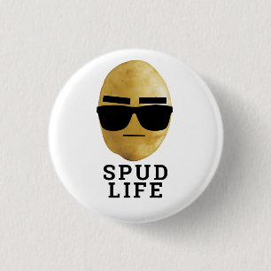 Spud Life 1 Inch Round Button
