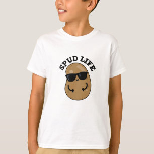 Spud Life Funny Potato Pun  T-Shirt