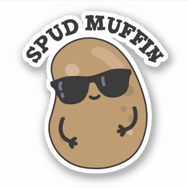 Spud Muffin Funny Potato Pun  (Front)