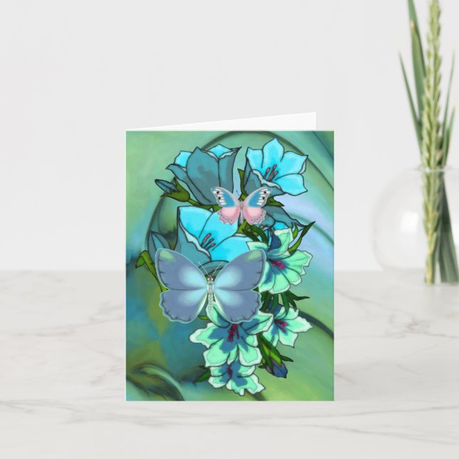 Spumoni BLANK Stationary Note Card (Front)