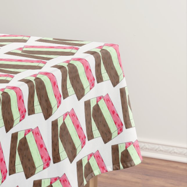 Spumoni Italian Gelato Ice Cream Dessert Spumone Tablecloth (In Situ)