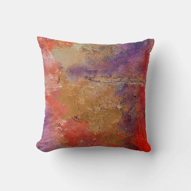 Spumoni Throw Pillow (Front)