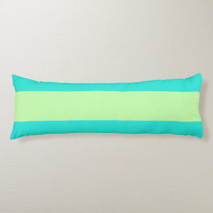 Spunky Blue and Green Stripes for FUN!!! Body Pillow