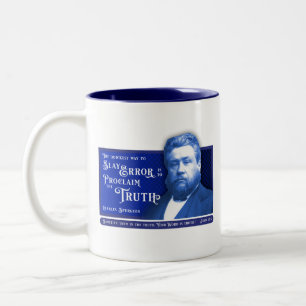 Spurgeon Truth v. Error Two-Tone Coffee Mug
