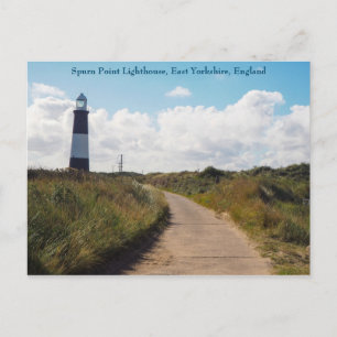 Spurn Point Lighthouse, Yorkshire, Postcard