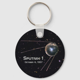 Sputnik 1 Satellite Keychain