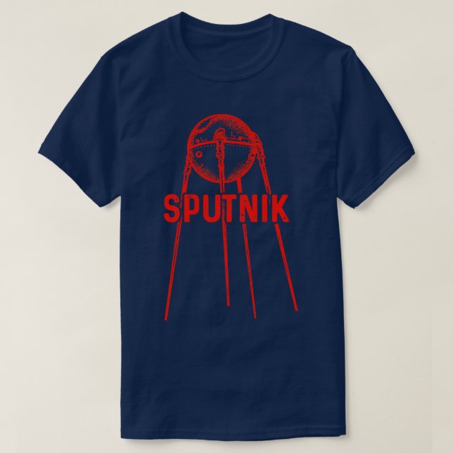 Sputnik 1 Satellite Soviet Union 1957 3 T-Shirt (Design Front)