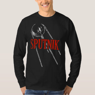 Sputnik Satellite Spacecraft Soviet Union Space Sp T-Shirt