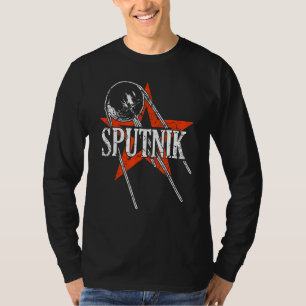 Sputnik Satellite Spacecraft Soviet Union Space Sp T-Shirt