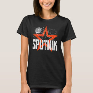 Sputnik Satellite Spacecraft Soviet Union Space Sp T-Shirt