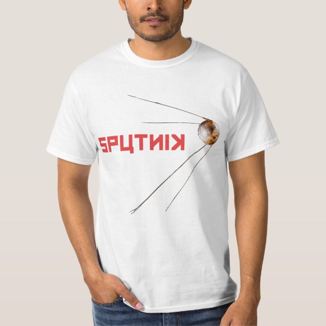 SPUTNIK - space/russian/soviet union/technology T-Shirt (Front)