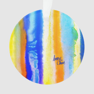 SPWW Among the Horizon Blue and Orange Ornament