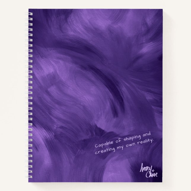 SPWW Free-Flowing Violet Haze Purple Notebook (Front)
