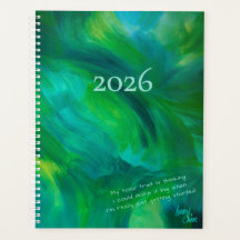 SPWW Green with Envy Large Monthly Planner