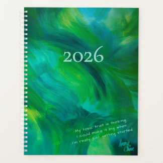 SPWW Green with Envy Large Monthly Planner