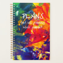 SPWW Psychedelic Spiral Small Monthly Planner