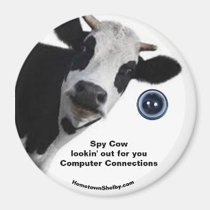 Spy Cow cherche pour vous un aimant amusant