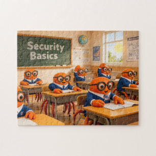 Spy Crab Classroom Learning Essential Security Bas Jigsaw Puzzle