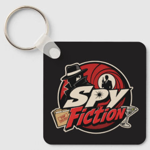 Spy Fiction Lover Keychain