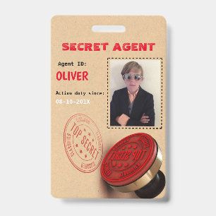Spy Party Secret Agent Badge