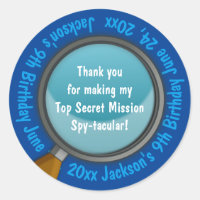Spy / Secret / Special Agent Birthday Party Favour