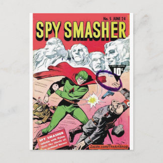 Spy Smasher Postcard