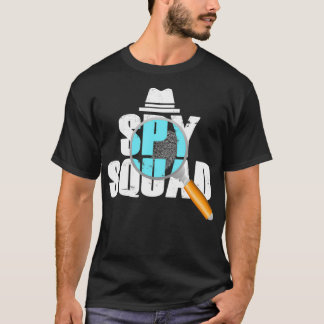Spy Squad Police Crime Investigator Private Detect T-Shirt