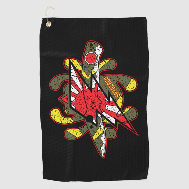 Spyderco Knives Kamikaze Zero  Golf Towel (Front)