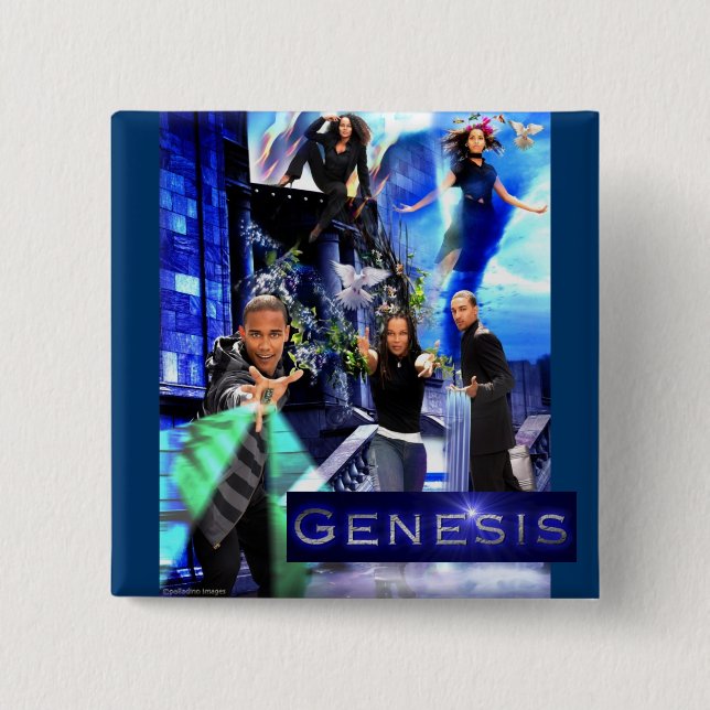 SQ "Genesis" Button - Xavier's Logo (Front)