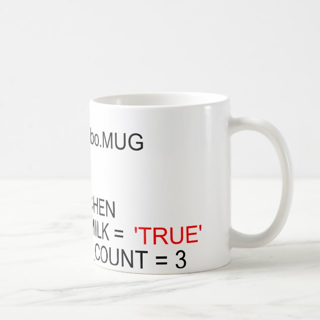 SQL Server Programmers Coffee Mug (Right)