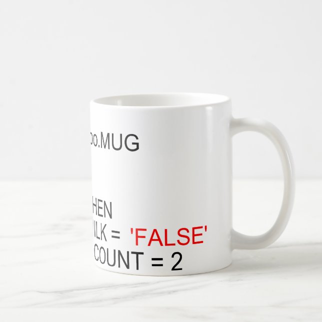 SQL Server Programmers Coffee Mug (Right)