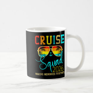 Squad Crew Cruise 2026 Summer Vacation Matching Coffee Mug