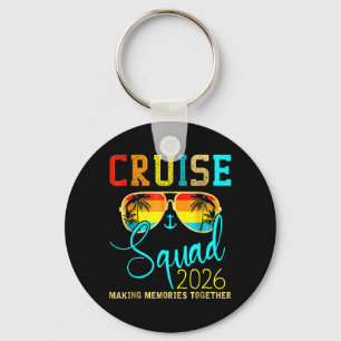 Squad Crew Cruise 2026 Summer Vacation Matching Keychain
