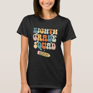 Squad Eighth Grade Teacher Back To School Vintage T-Shirt