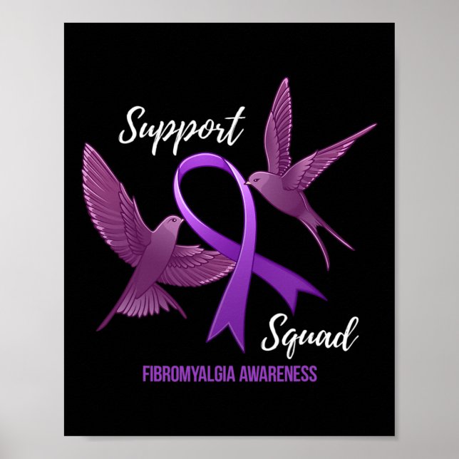 Squad Fibromyalgia Awareness  Poster (Front)