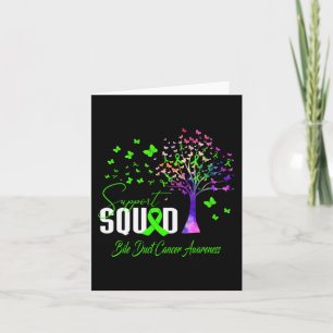 Squad For Bile Duct Cancer Awareness Card
