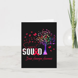 Squad For Brain Aneurysm Awareness Card