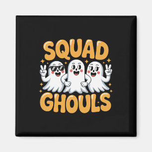 Squad Ghosts Matching Funny Halloween 2 Magnet