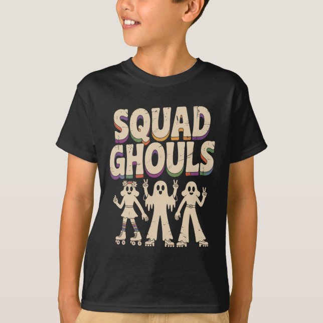 Squad Ghosts Matching Funny Halloween 3  T-Shirt (Front)