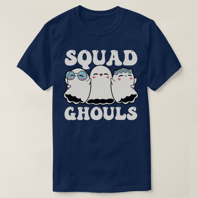 Squad Ghouls Halloween Cute Ghosts by Tobe Fonseca T-Shirt (Design Front)