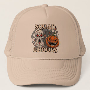 Squad Ghouls - Spooky Halloween T-Shirt Trucker Hat