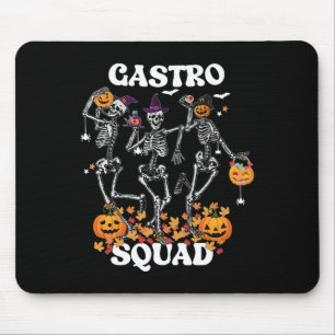 Squad Halloween Skeleton Dancing Endoscopy Nurse G Mouse Pad