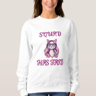 Squad Has Tails Animal Lover Pet Group Design Sweatshirt