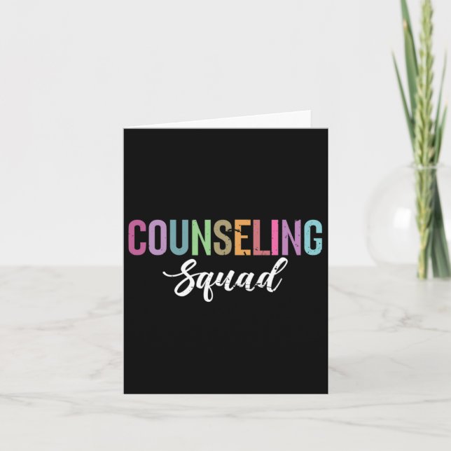 Squad Mental Health Awareness  Card (Front)
