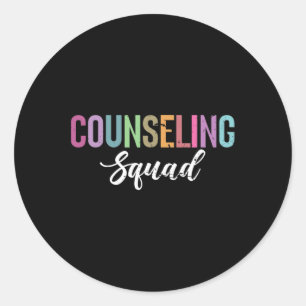 Squad Mental Health Awareness  Classic Round Sticker