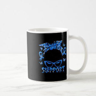 Squad Messy Bun Ataxia Awareness Gifts Coffee Mug