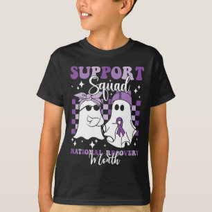 Squad National Recovery Month Addiction Recovery T-Shirt